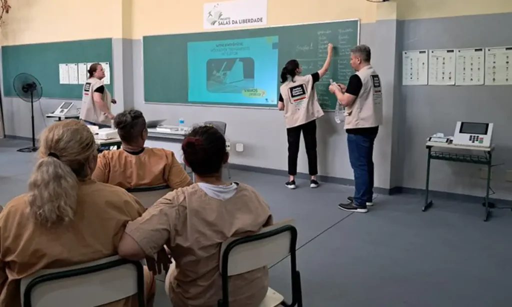 TRE-SP regulariza títulos de eleitor e apresenta oficinas sobre cidadania em penitenciária feminina