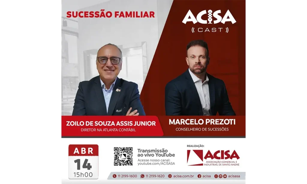 ACISA Cast debate estratégias de sucessão familiar e proteção de legado