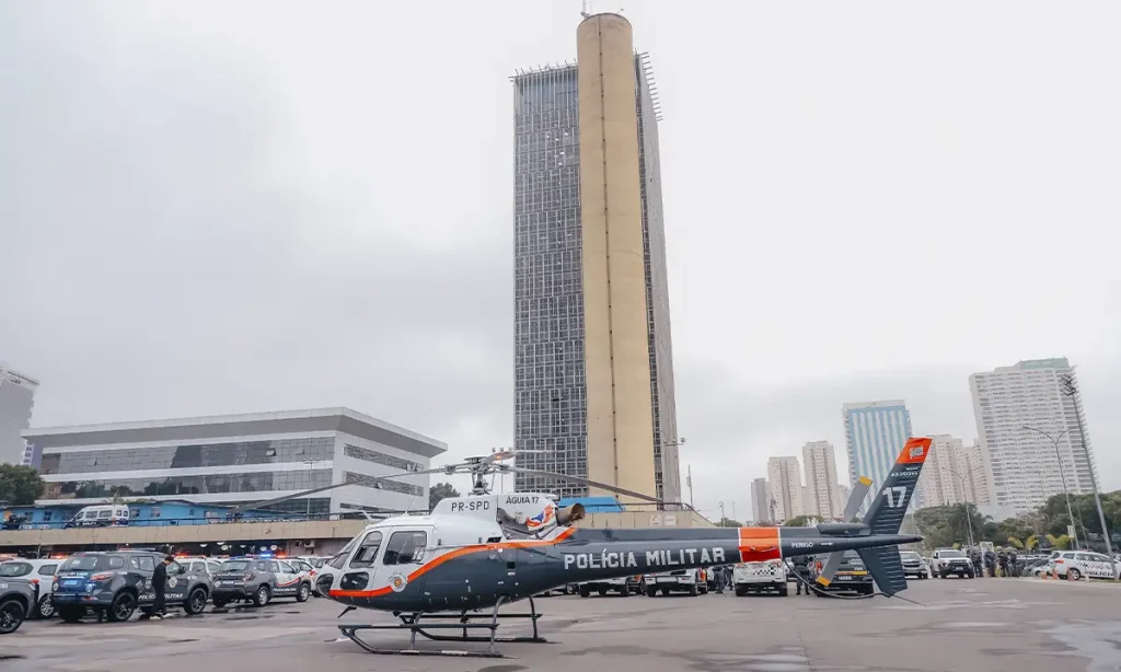Com helicóptero Águia da PM, Operação Grande Envergadura amplia segurança em São Bernardo
