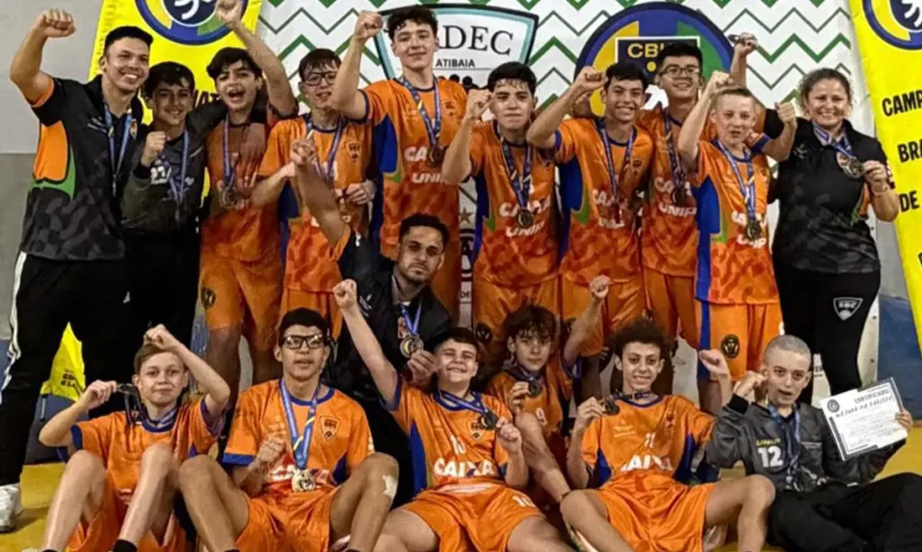 Handebol mirim de São Bernardo dá show e conquista o bicampeonato brasileiro invicto