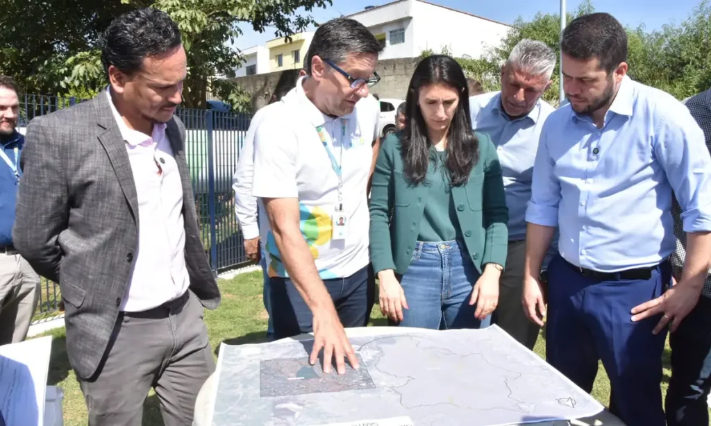 Santo André recebe secretária de Estado e avança em projeto de R$ 116 milhões no Córrego Taioca