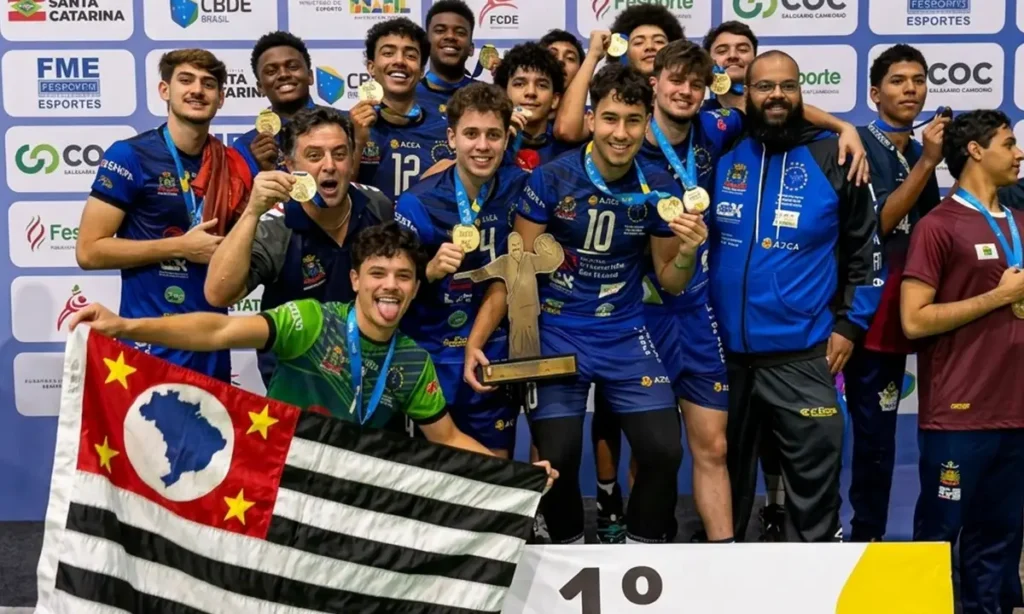 Vôlei Mauá Sub-18 conquista título brasileiro escolar