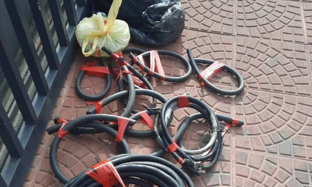 ROMU da GCM de São Caetano apreende 20 metros de cabos elétricos cortados após abordagem no Bairro Fundação